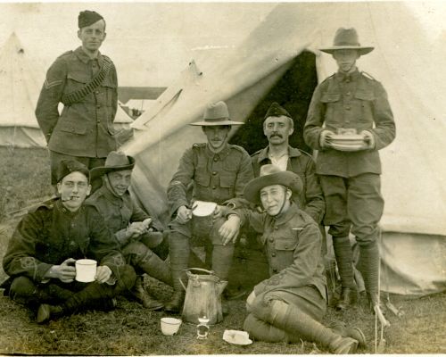 B M Banks at Bridestowe, Devon, (with Prince Of Wales Volunteers ?) 1906